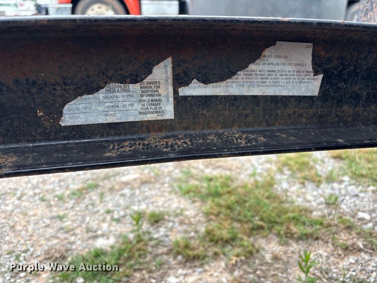 image for item EW1566 2018 East Texas Trailer refuse trailer