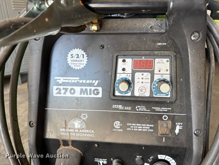 image for item EW4059 Forney 270 MIG welder