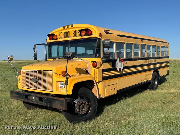 image for item EW4971 1996 Blue Bird school bus