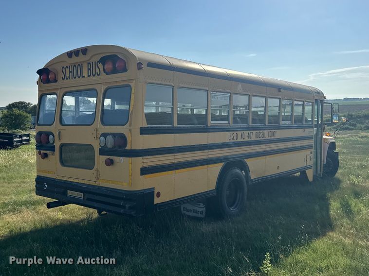 image for item EW4971 1996 Blue Bird school bus
