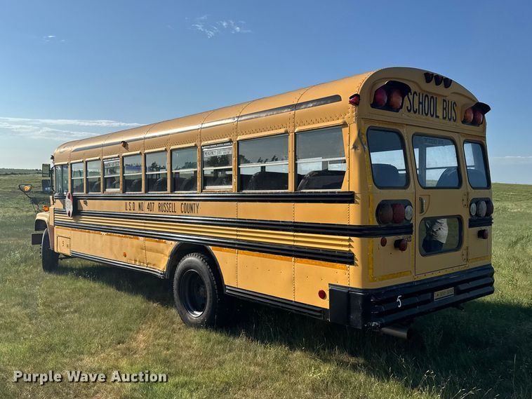 image for item EW4971 1996 Blue Bird school bus