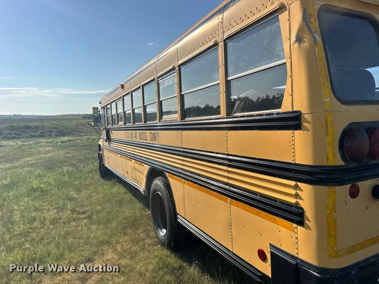 image for item EW4971 1996 Blue Bird school bus