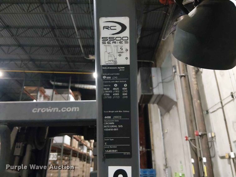 image for item EX3021 2018 Crown RC5545-40 forklift