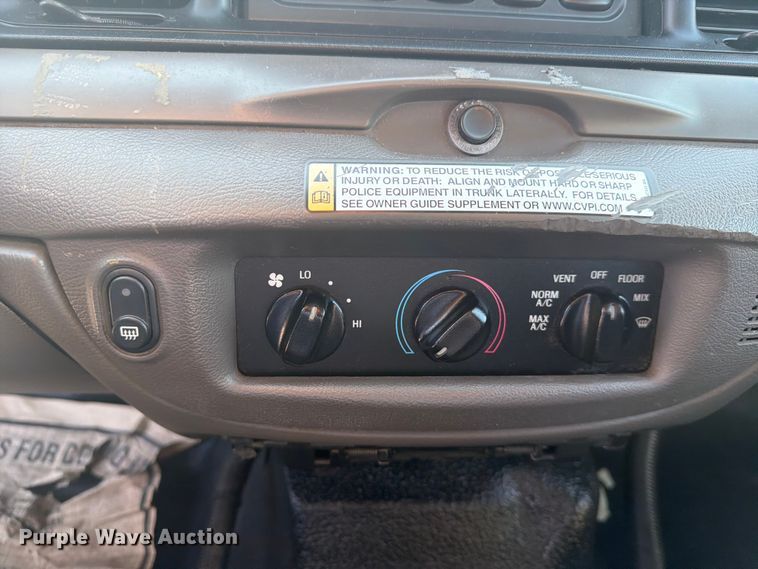 image for item EX4046 2007 Ford Crown Victoria Police Interceptor 