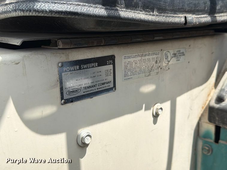 image for item EX4049 Tennant 275 sweeper