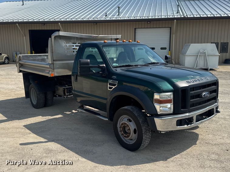 image for item FB5761 2009 Ford F450 Super Duty dump truck