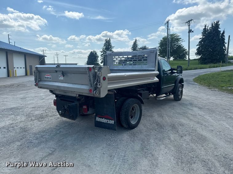 image for item FB5761 2009 Ford F450 Super Duty dump truck