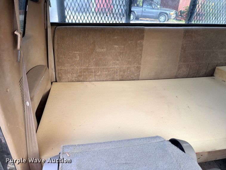 image for item FB8282 1997 Dodge Ram 3500 Ext. Cab flatbed pickup truck