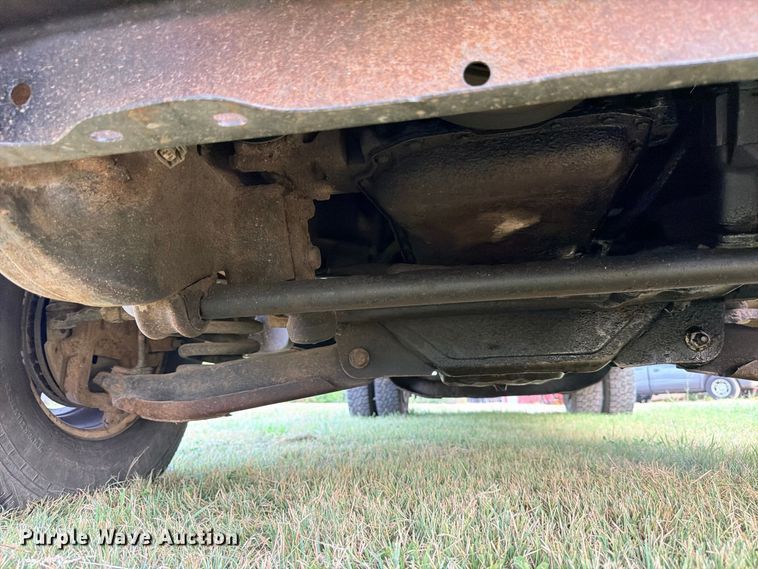 image for item FB8282 1997 Dodge Ram 3500 Ext. Cab flatbed pickup truck