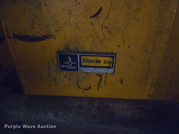 image for item FC0970 BIG JOE SSCM 20-130 order picker