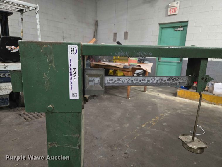 image for item FC0975  News paper machine and scale