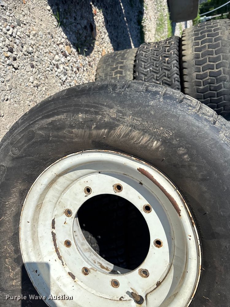 image for item FC1838 Lawn mower tires and wheels