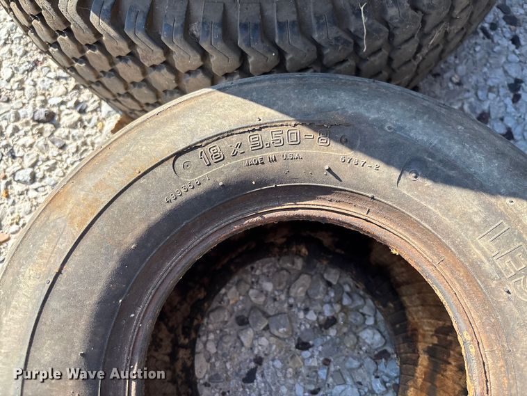 image for item FC1838 Lawn mower tires and wheels