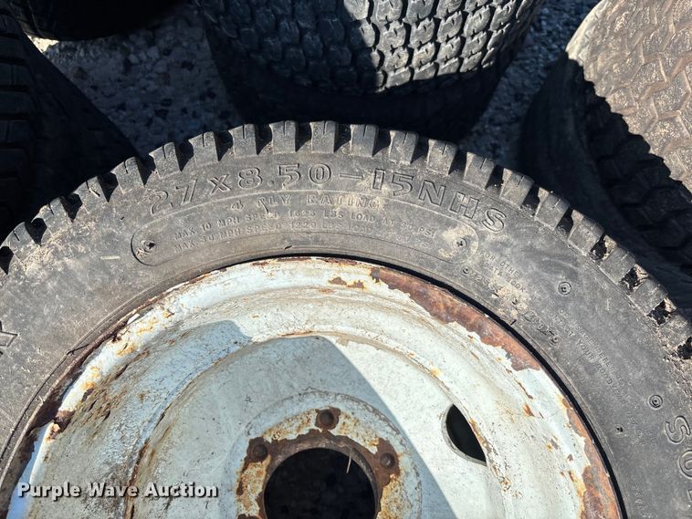image for item FC1838 Lawn mower tires and wheels