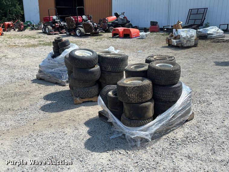 image for item FC1838 Lawn mower tires and wheels