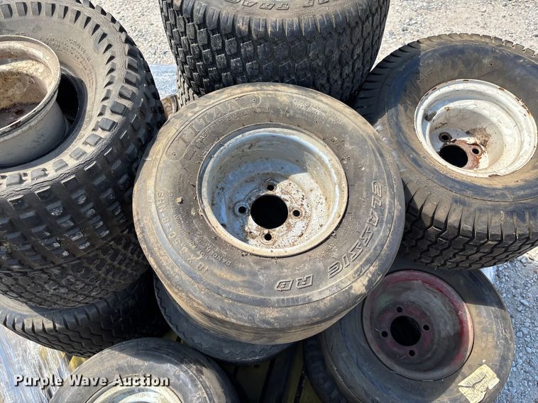 image for item FC1838 Lawn mower tires and wheels