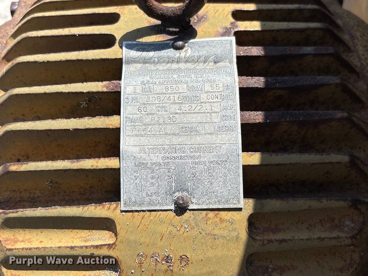 image for item FC1914 Peerless Electric D222F-CE blower