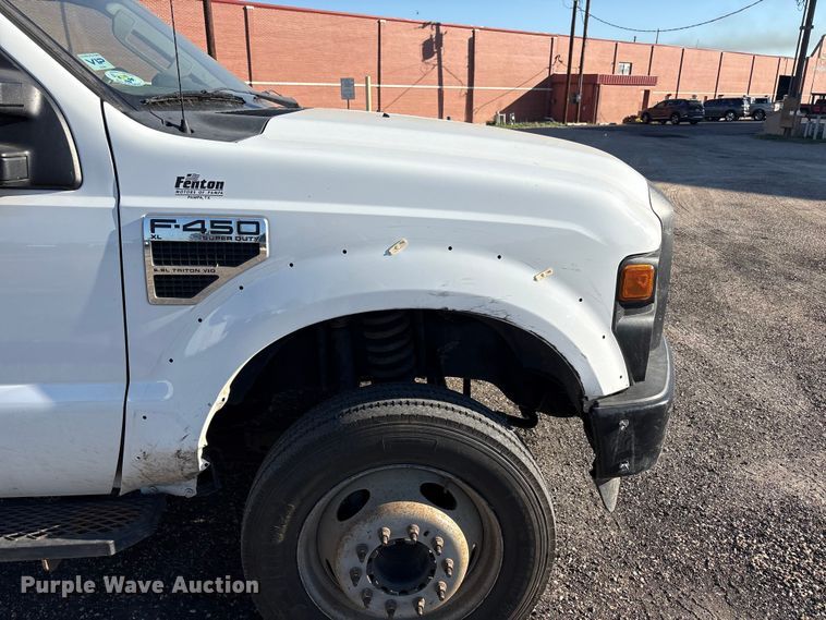 image for item FC2501 2008 Ford F450 flatbed truck