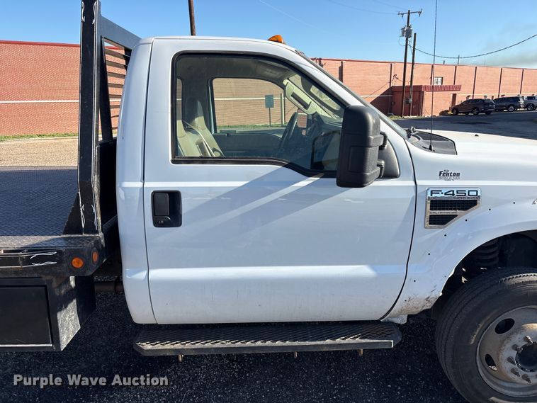image for item FC2501 2008 Ford F450 flatbed truck