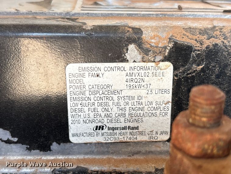image for item FC2510 2011 Ingersoll Rand G25 generator