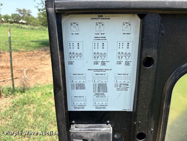 image for item FC2512 2011 Ingersoll Rand G25 generator
