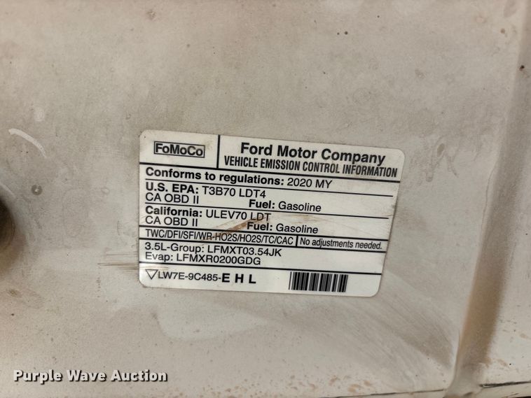 image for item FC2517 2020 Ford F150 Crew Cab pickup truck