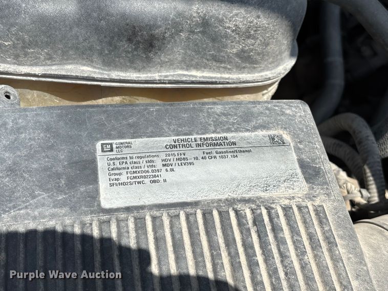 image for item FG0530 2015 GMC Sierra 2500HD Crew Cab pickup truck
