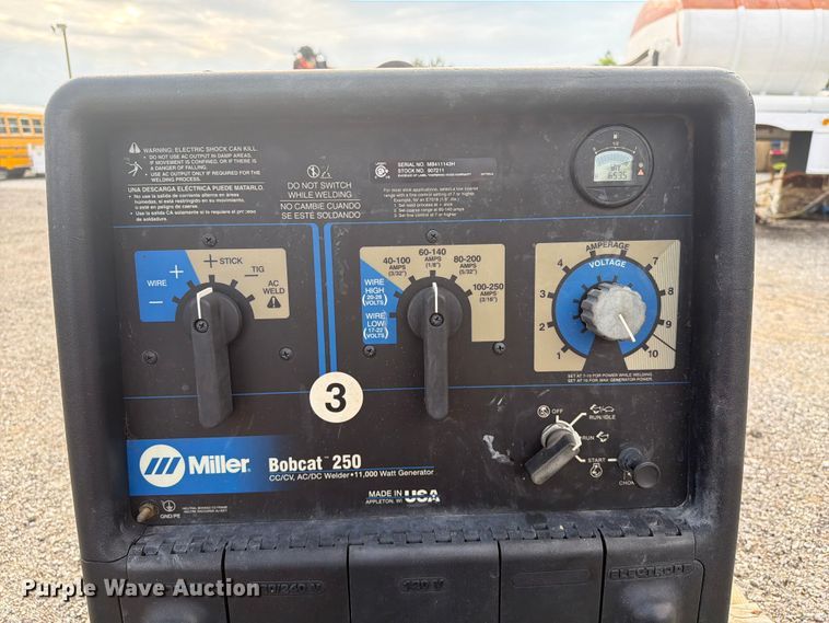 image for item FI0294 Miller Bobcat 250 welder/generator