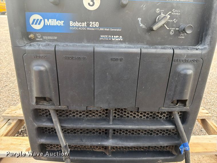 image for item FI0294 Miller Bobcat 250 welder/generator