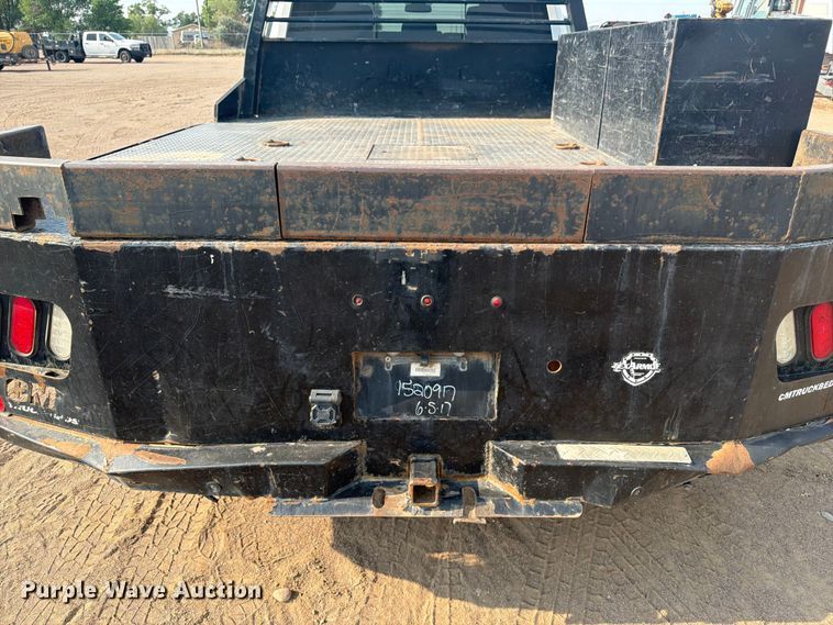 image for item FM7582 2017 RAM 3500 Crew Cab flatbed pickup truck