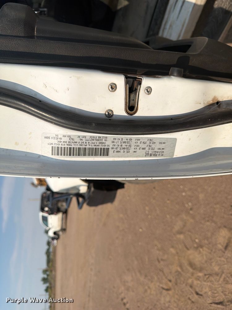 image for item FM7582 2017 RAM 3500 Crew Cab flatbed pickup truck