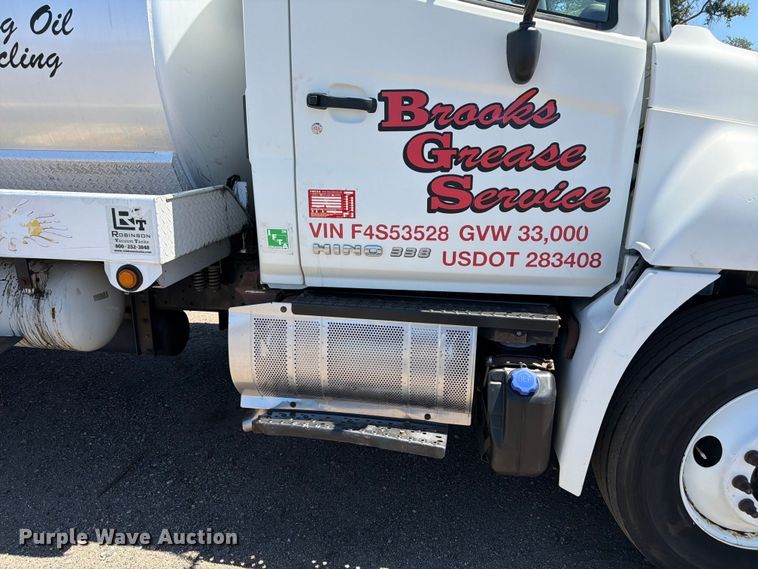 image for item FM7597 2015 Hino 338 vacuum truck