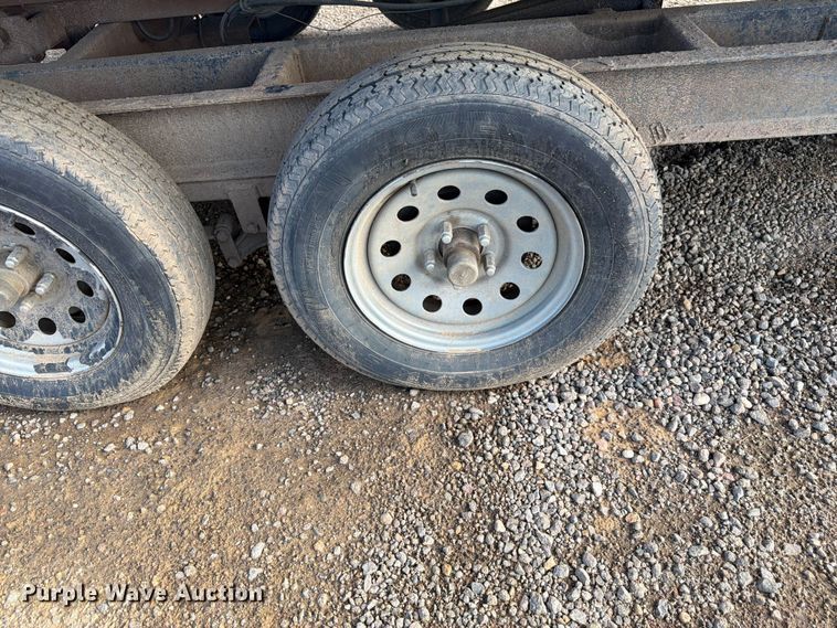 image for item FM7603 2019 Shop built dump trailer