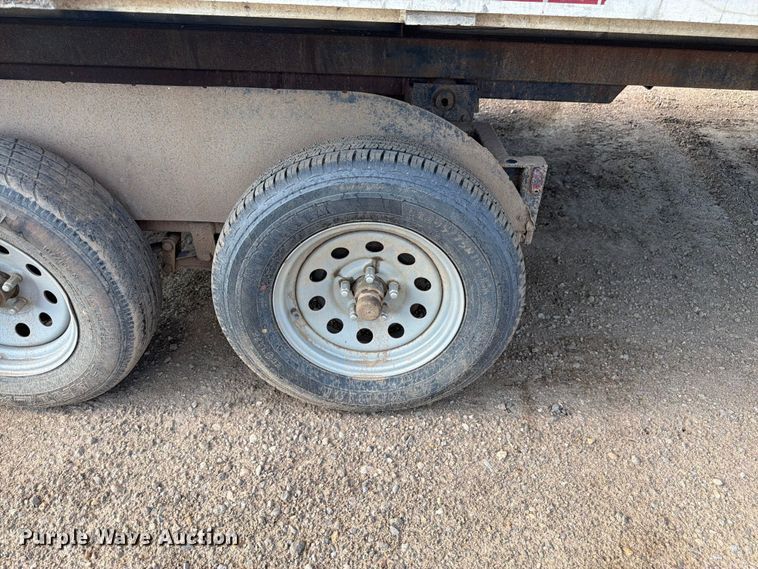 image for item FM7603 2019 Shop built dump trailer