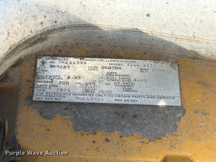 image for item FM7605 1995 GMC TopKick refuse truck