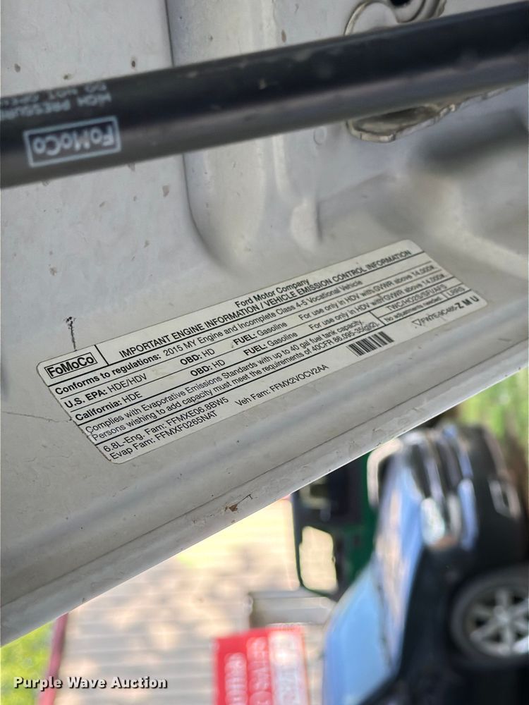 image for item FN2513 2015 Ford F450 Super Duty bucket truck