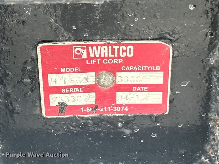 image for item FT6011 Waltco HLF-30 end gate lift