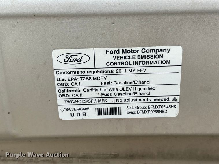 image for item FT6013 2011 Ford E250 van