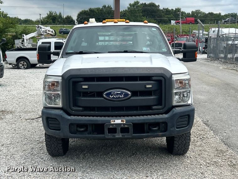 image for item FT6015 2015 Ford F350 Super Duty Ext. Cab utility bed pickup truck