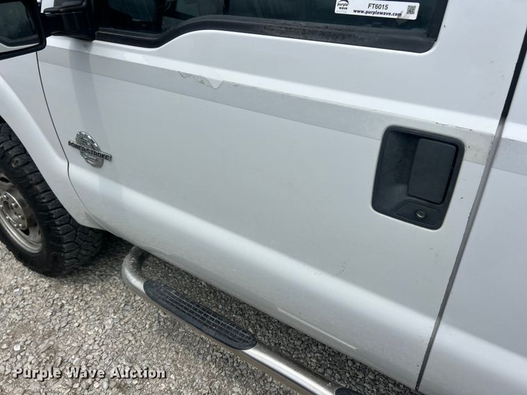 image for item FT6015 2015 Ford F350 Super Duty Ext. Cab utility bed pickup truck