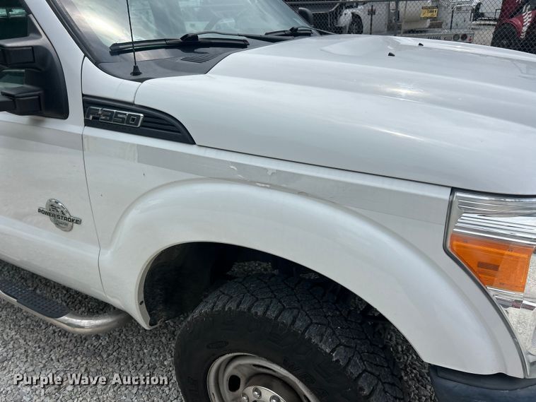 image for item FT6015 2015 Ford F350 Super Duty Ext. Cab utility bed pickup truck