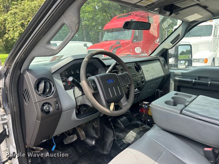 image for item FT6015 2015 Ford F350 Super Duty Ext. Cab utility bed pickup truck
