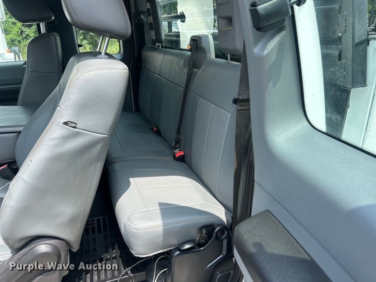 image for item FT6015 2015 Ford F350 Super Duty Ext. Cab utility bed pickup truck