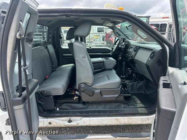image for item FT6015 2015 Ford F350 Super Duty Ext. Cab utility bed pickup truck
