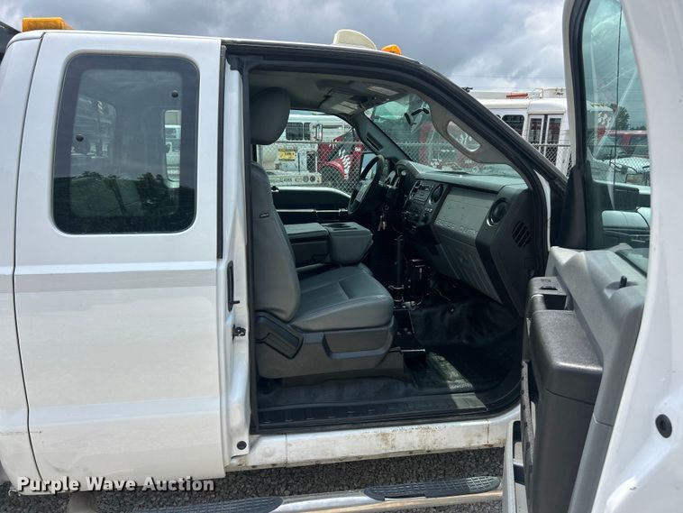 image for item FT6015 2015 Ford F350 Super Duty Ext. Cab utility bed pickup truck