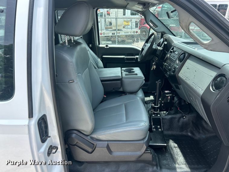image for item FT6015 2015 Ford F350 Super Duty Ext. Cab utility bed pickup truck