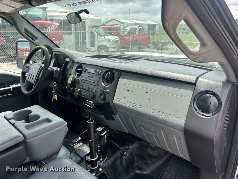 image for item FT6015 2015 Ford F350 Super Duty Ext. Cab utility bed pickup truck