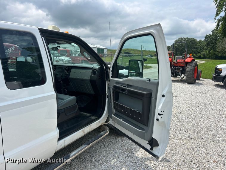 image for item FT6015 2015 Ford F350 Super Duty Ext. Cab utility bed pickup truck