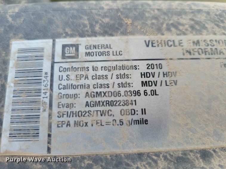 image for item FU0012 2010 Chevrolet 2500HD Crew Cab pickup truck