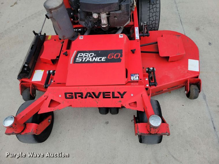 image for item FU0018 2020 Gravely Pro stance 60 ZTR lawn mower